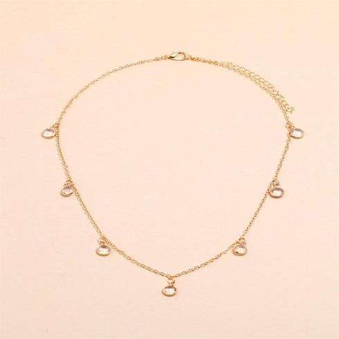 Simple Little Diamond Necklace For Women - ROUTINE FASHION
